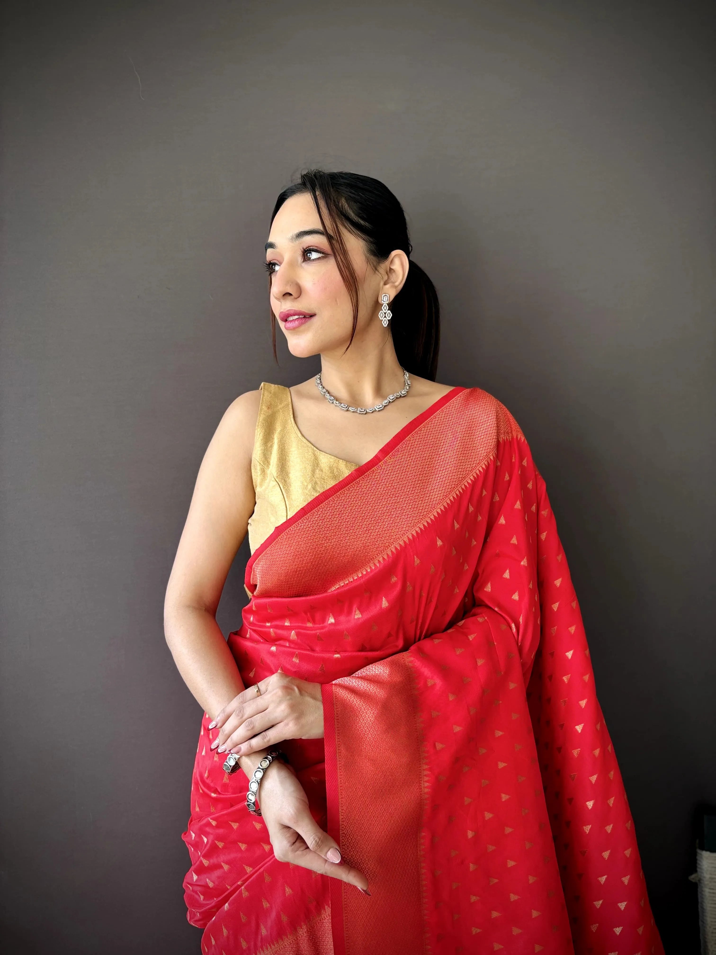 Pure Paithani Saree with Copper Zari & Designer Pallu – Soft Weave